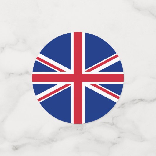 Confettis Drapeau du Royaume-Uni (Petit recto)