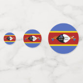 Confettis drapeau du Swaziland (Derrière)