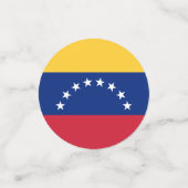 Confettis Drapeau du Venezuela (Petit recto)