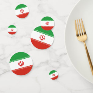Confettis Drapeau iranien