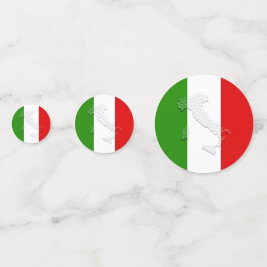 Confettis Drapeau italien (Derrière)