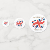 Confettis Drapeau King Charles III Union Jack (Devant)
