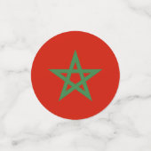 Confettis drapeau marocain (Petit recto)