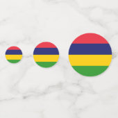 Confettis Drapeau mauricien (Derrière)