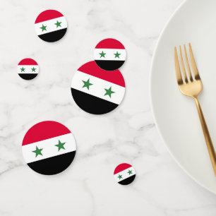 Confettis Drapeau syrien