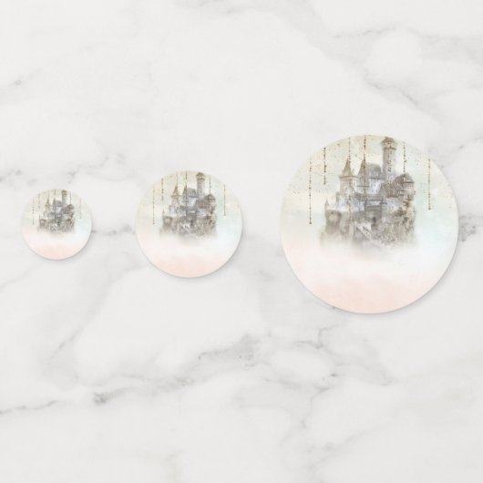 Confettis Dreamy Pink Princess Fairy Tale Storybook Castle (Devant)