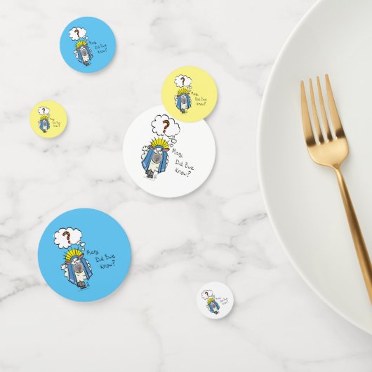 Confettis Drôle Christian Noël mignon Mouton Dessin (Groupe)