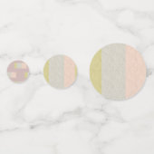 Confettis Dusky rose moderne Fête des mariées MERCI classiqu (Derrière)