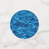 Confettis Eau de la piscine bleu foncé (Petit recto)