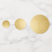 Confettis Effet Gold Foil Concevez votre propre personnalisa (Derrière)