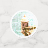 Confettis El Morro : Thème du parti Porto Rico (Petit recto)