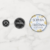 Confettis Élégant 18ème anniversaire de Mariage de porcelain (Derrière)