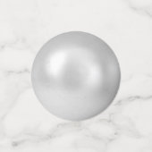 Confettis Élégant 25e anniversaire Mariage Floral (Petit recto)