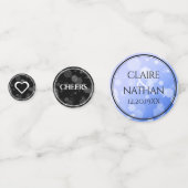 Confettis Élégant 51e anniversaire de Mariage Sapphire (Derrière)