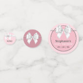 Confettis Élégant Baby shower de princesse ethnique Glam Pin (Devant)