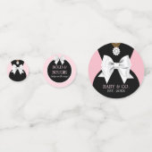 Confettis Élégant Baby shower de princesse ethnique Glam Pin (Derrière)