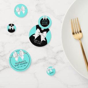 Confettis Elégant Baby shower ethnique de Glam Aqua Tiffany