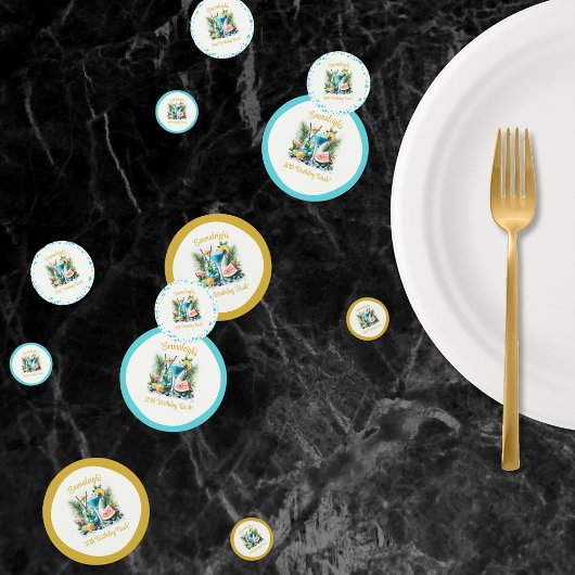 Confettis Elégant Blueberry Brunch 30e anniversaire Fête