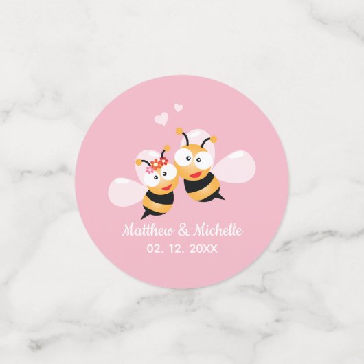 Confettis Élégant Classy Signifie D'Être Une Fête De Mariage (Petit recto)