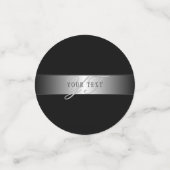 Confettis Élégant écriture de script de monogramme modifiabl (Petit recto)