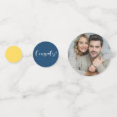 Confettis Élégant Mariage de citron méditerranéen (Devant)