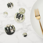 Confettis Elégant Mariage gay deux pièces en costume (Groupe)