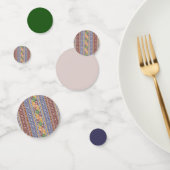 Confettis élégant motif ethnique (Groupe)