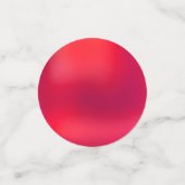 Confettis Elégant Personnalisé Anniversaire Rouge (Petit recto)