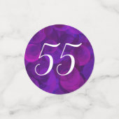 Confettis Élégant Purple 55 et Retraité (Petit recto)