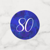 Confettis Elégant Royal Blue 80 et fête d'anniversaire Extra (Petit recto)