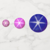 Confettis Élégant Star Sapphire Gemstones (Devant)