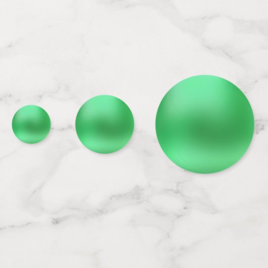 Confettis Élégant vert et rouge (Derrière)