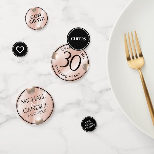 Confettis Elégante 30ème Mariage Pearl Anniversaire de céléb (Groupe)