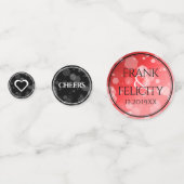 Confettis Élégante célébration du 40e anniversaire du Mariag (Derrière)