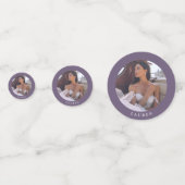 Confettis Élégante Fête des mariées d'aquarelle florale de l (Derrière)