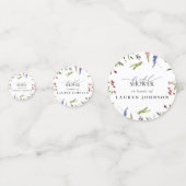 Confettis Elégante Fête des mariées Fleur sauvage d'été (Devant)