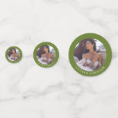 Confettis Elégante Fête des mariées Fleur sauvage d'été (Derrière)