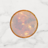 Confettis Élégante libellule Dans La Table Ambre (Petit recto)