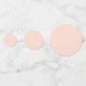 Confettis Elégante pêche monographique et gris (Derrière)