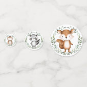 Confettis Élégante verdure Bois Végétation Animaux Fête (Derrière)