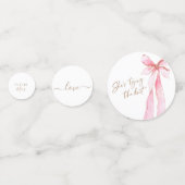 Confettis Elle Noue Les Fils Réception De Mariage (Devant)