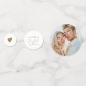 Confettis Elle noue l'événement de douche de mariage (Derrière)