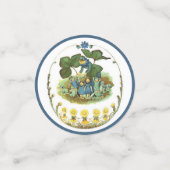 Confettis Elsa Beskow mignonne fille aux fraises (Petit recto)