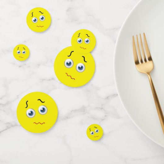 Confettis Emoji perplexe (Groupe)