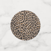 Confettis Empreinte de léopard, Spots, Léopard Brown, Mariag (Petit recto)