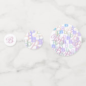 Confettis en forme de lettre "B" (Devant)