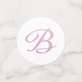 Confettis en forme de lettre "B" (Petit recto)
