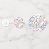 Confettis en forme de lettre "G" (Devant)