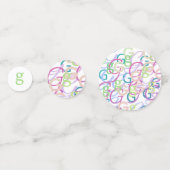 Confettis en forme de lettre "G" (Derrière)