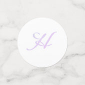 Confettis en forme de lettre "H" (Petit recto)